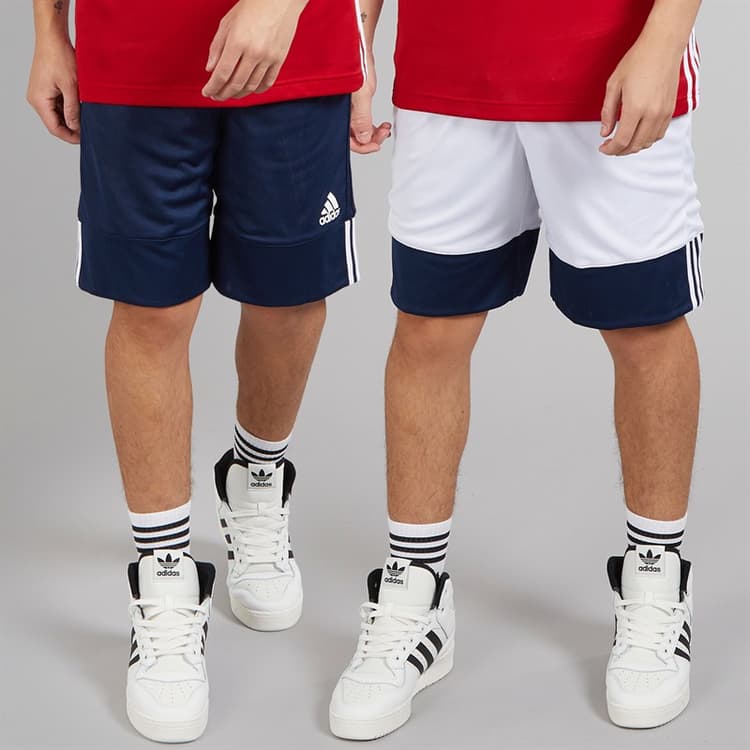adidas Heren 3G Speed Omkeerbare Basketbalbroek Collegiate Navy/Wit