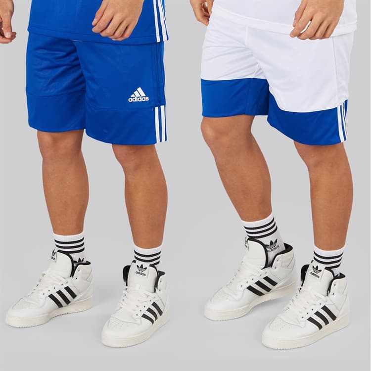 adidas Heren 3G Snelheid Omkeerbare Basketbal Shorts Collegiate Royal/Wit