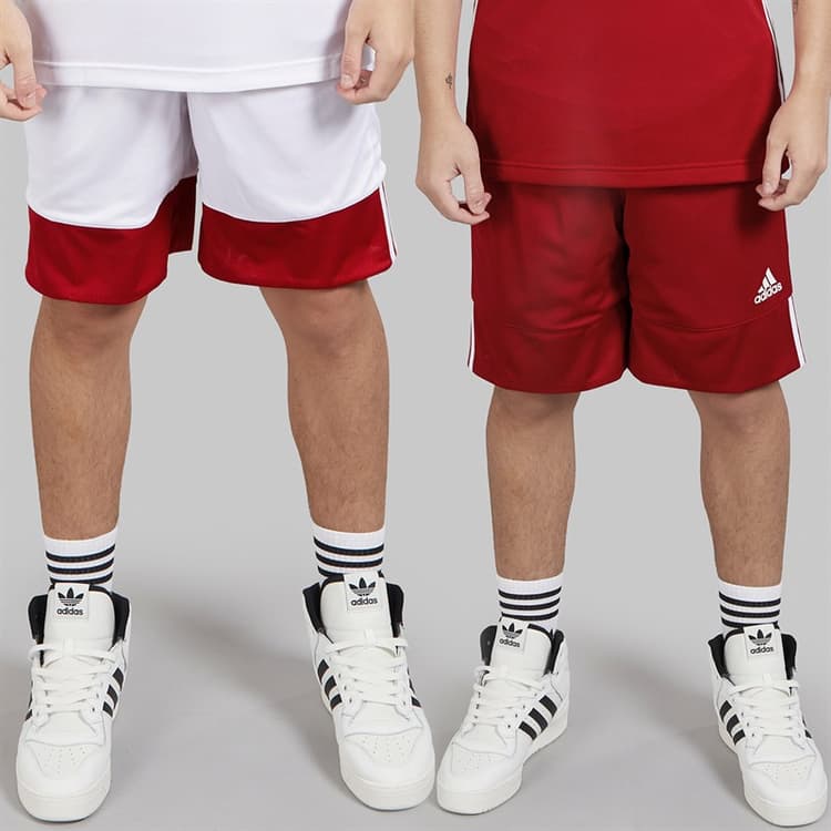 adidas Heren 3G Speed Omkeerbare Basketbalbroek Power Red/Wit