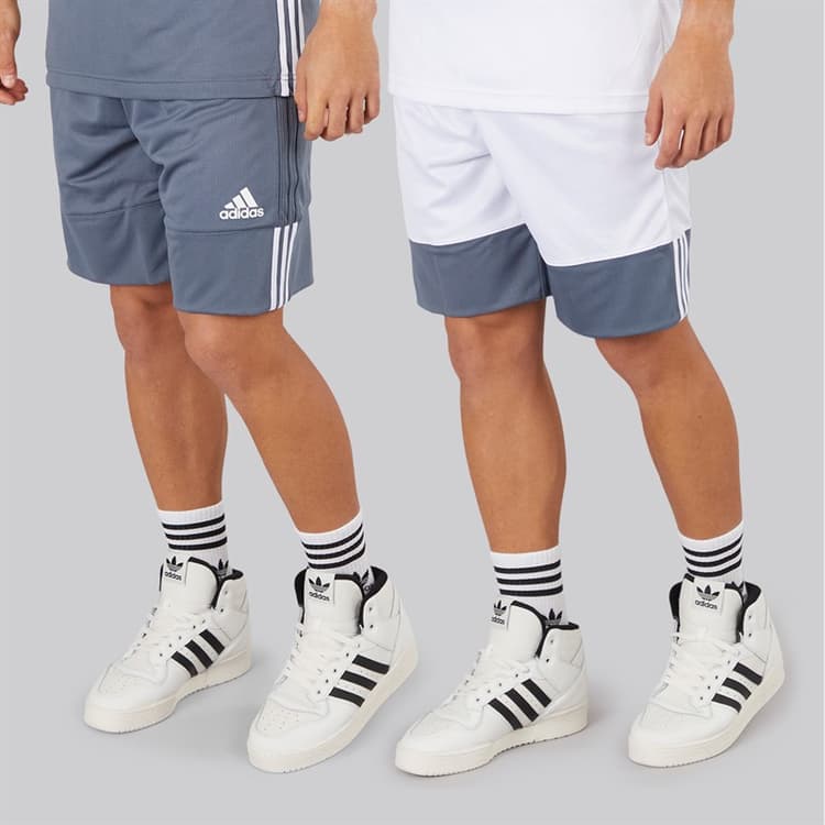 adidas Heren 3G Snelheid Omkeerbare Basketbal Shorts Onix/Wit