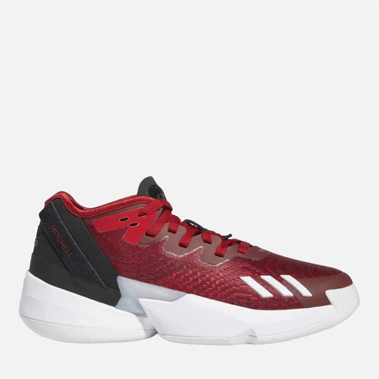 adidas Unisex D.O.N. Issue 4 Basketbalschoenen Team Power Red/Cloud White/Core Black