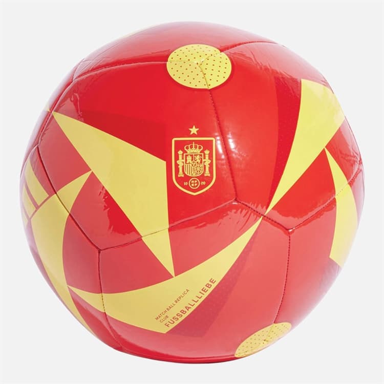 adidas RFEF Spanje Euro 2024 Club Training Voetbal Active Red/Better Scarlet/Bold Gold