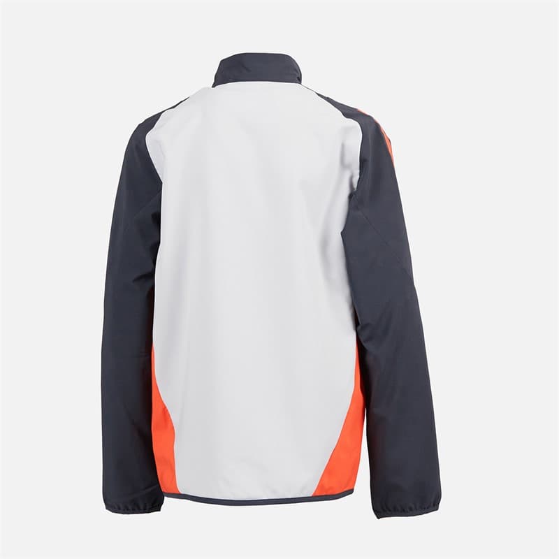 adidas Jongens SL Benfica Presentatiejas Licht Effen Grijs/Semi Zonne-Oranje Lgh Solid Grey/Semi Solar Orange - Afbeelding 2