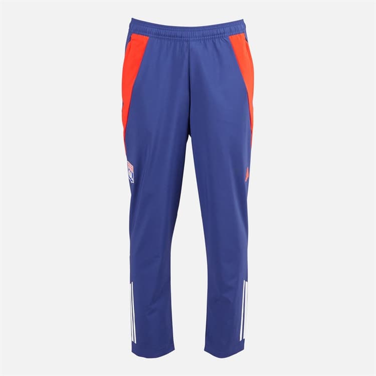 adidas Heren OL Olympique Lyon Presentatie Broek Midnight Indigo/Bright Red/White Tint