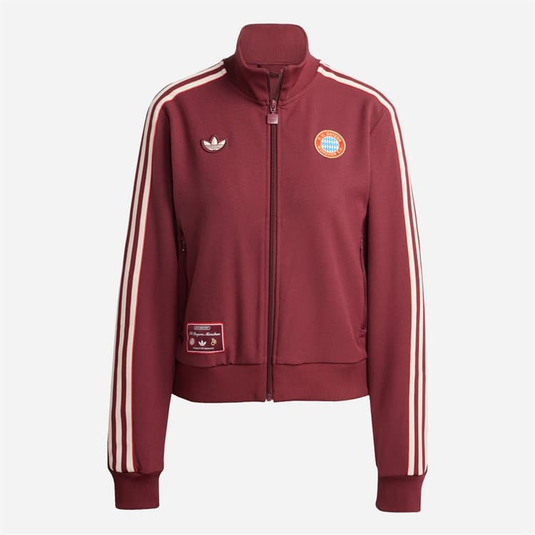 adidas Dames FCB FC Bayern Muenchen Icon Trainingsjack Shadow Red