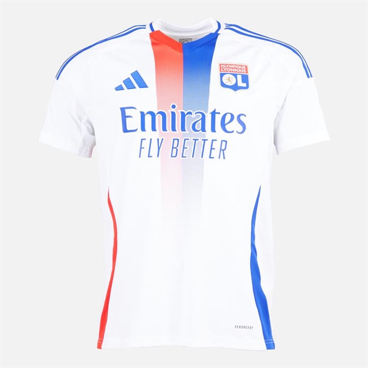 adidas Heren OL Olympique Lyon 24/25 Home Jersey Wit