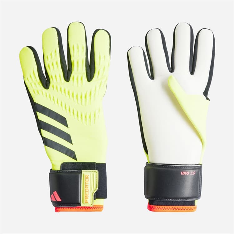 adidas Heren Predator League Keepershandschoenen Solar Yellow/Zwart/Solar Red