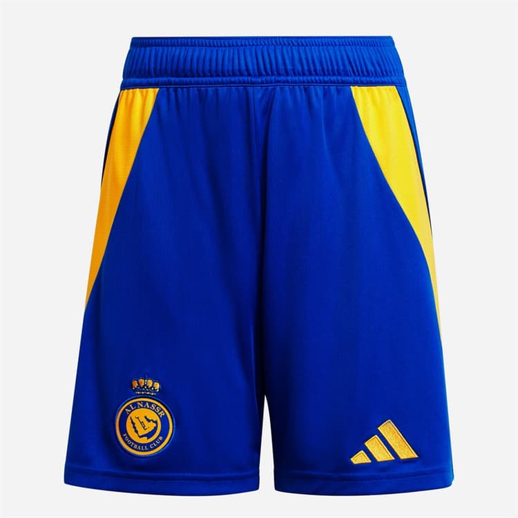 adidas Jongens ANFC Al-Nassr 24/25 Thuisbroekjes Team Royal Blue/Impact Yellow