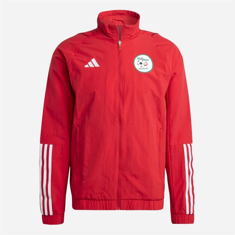 adidas Heren FAF Algerije Presentatie Jas Team Power Red 2