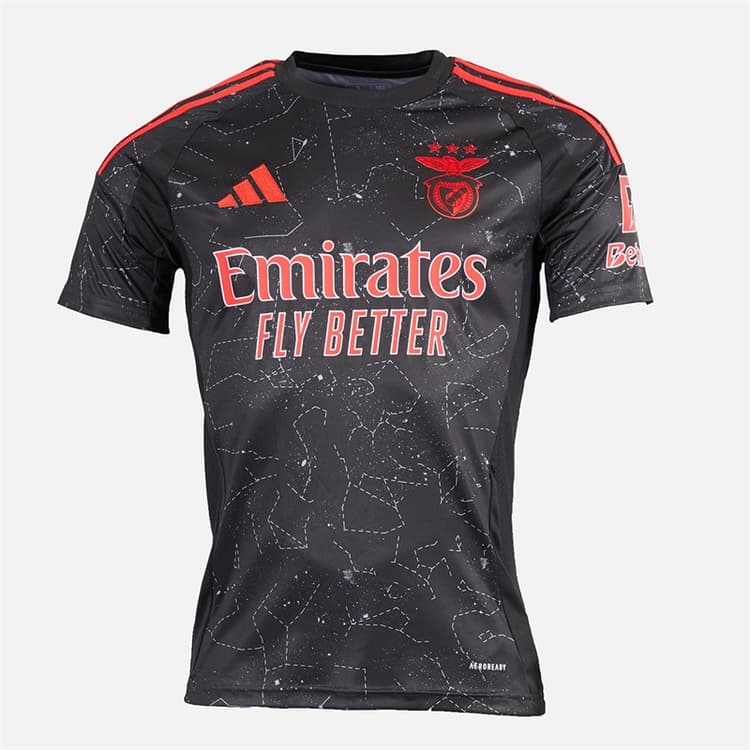 adidas Heren SL Benfica 24/25 Uit tenue Zwart
