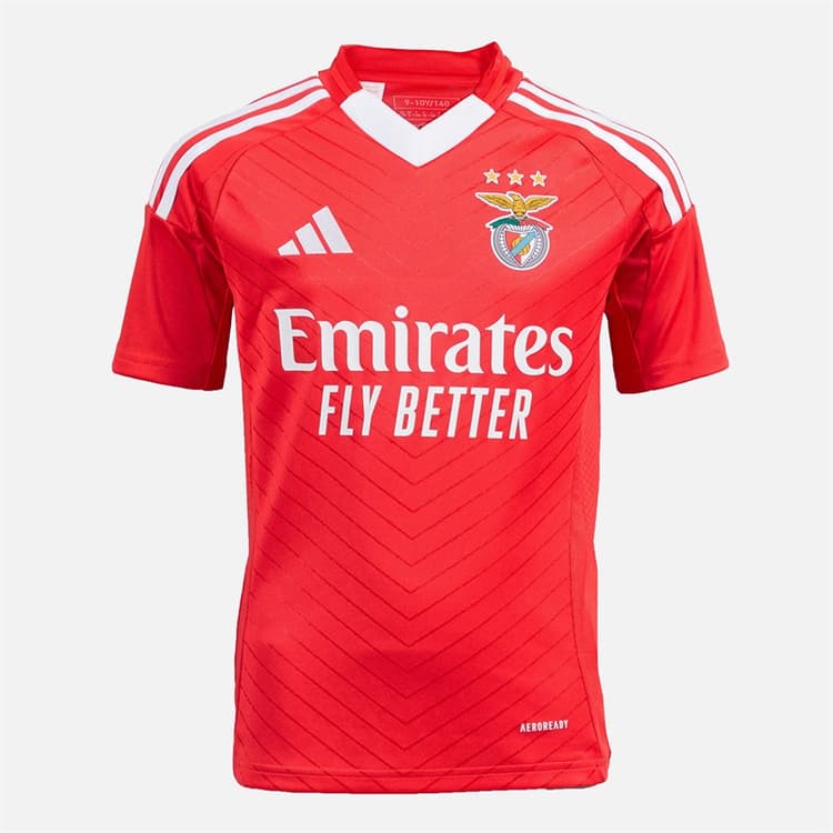 adidas Jongens SL Benfica 24/25 Thuis Tenue Benfica Red