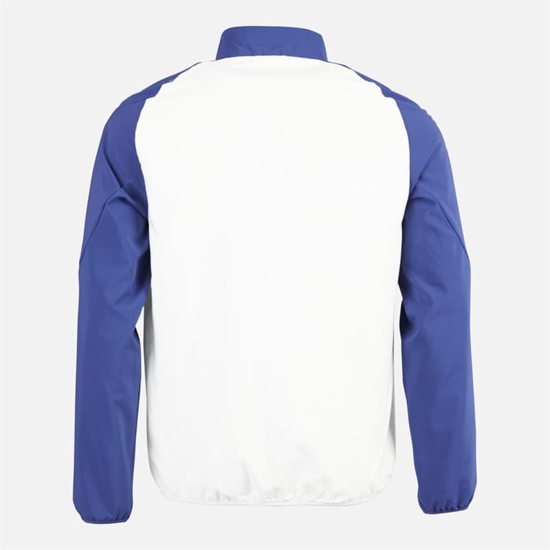 adidas Heren OL Olympique Lyon Presentatie Jas wit Tint/Midnight Indigo/Bright Red - Afbeelding 2