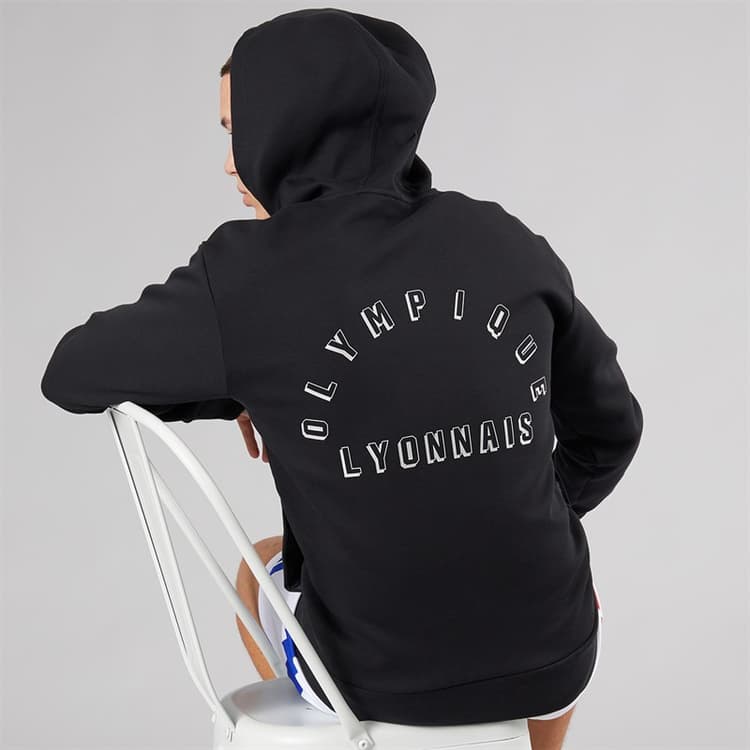 adidas Heren OL Olympique Lyon Anthem Jas Zwart