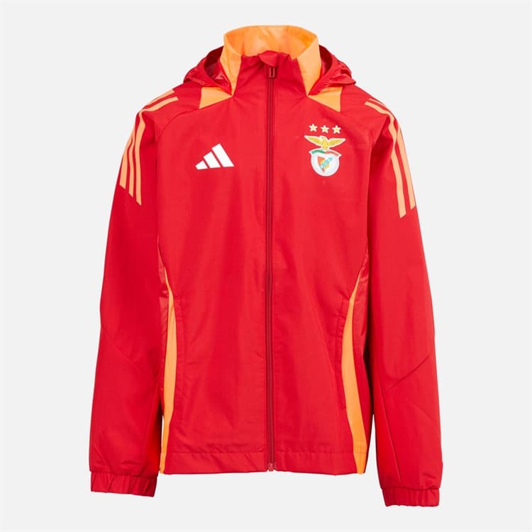 adidas Jongens SLB Benfica Allweather Jas Team Power Red 2