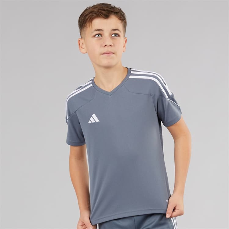 adidas Kinderen Junior Tiro 23 League T Shirt Team Onix/Wit