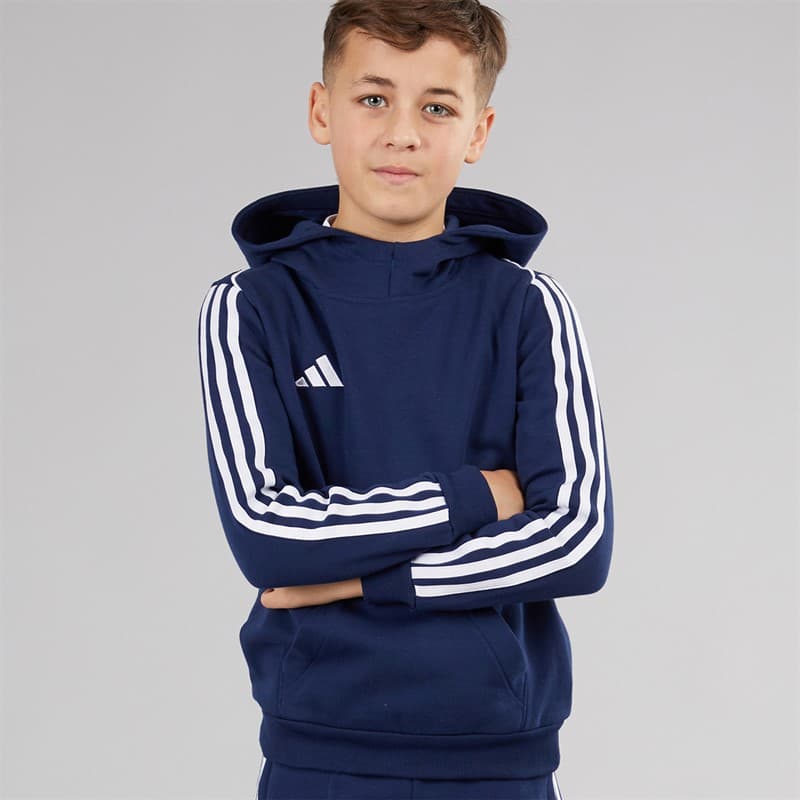 adidas Junior Tiro 23 League Hoodie Team Navy Blue - Afbeelding 1
