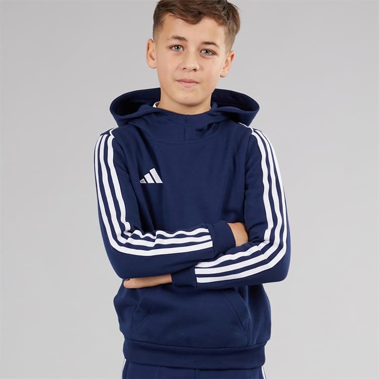 adidas Junior Tiro 23 League Hoodie Team Navy Blue