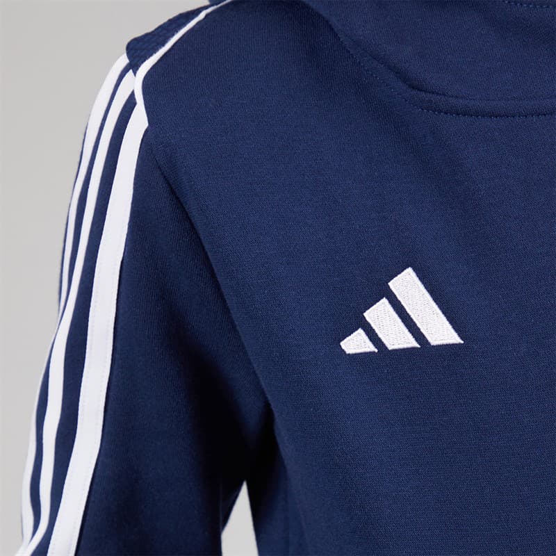 adidas Junior Tiro 23 League Hoodie Team Navy Blue - Afbeelding 3
