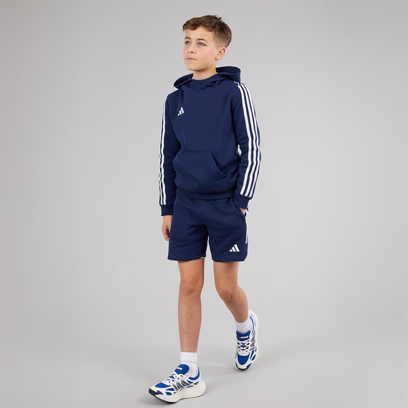 adidas Junior Tiro 23 League Hoodie Team Navy Blue - Afbeelding 4