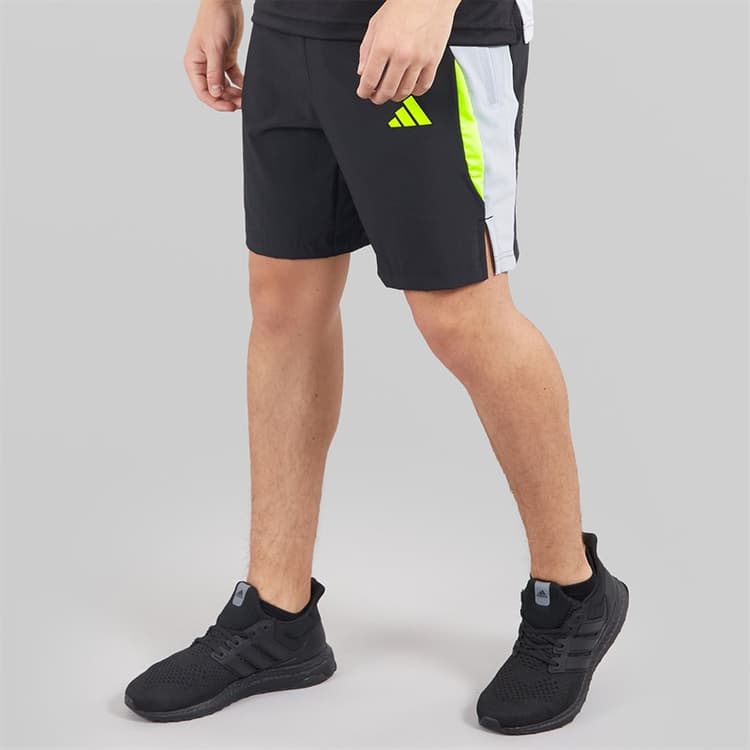 adidas Heren Tech Kleding Colorblock Trainingsshorts Zwart