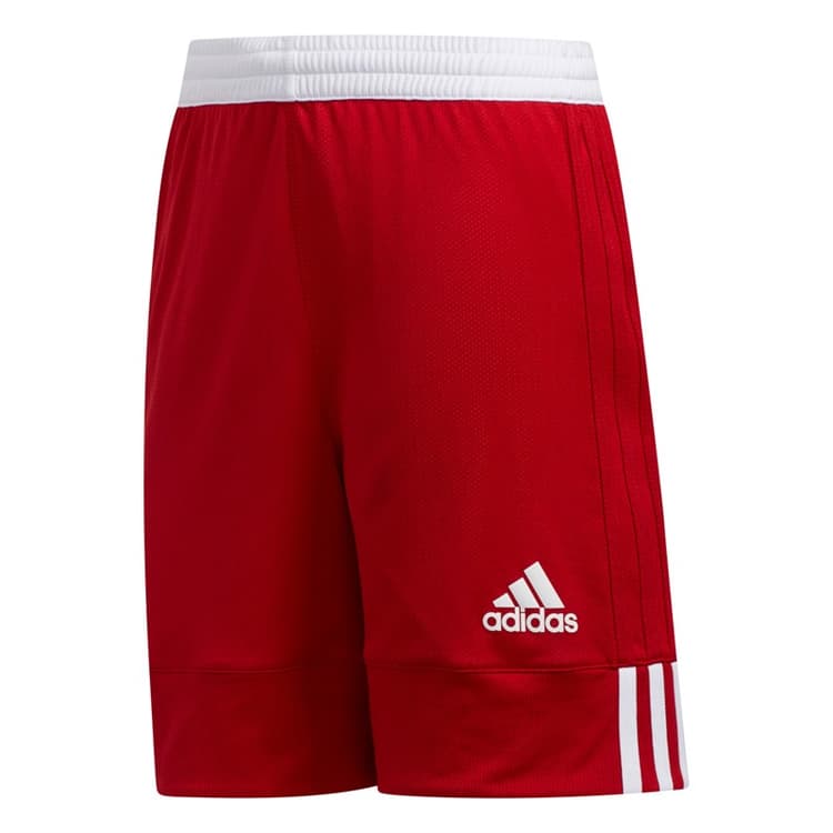adidas Junior 3G Speed Omkeerbare Basketbalbroek Power Red/Wit