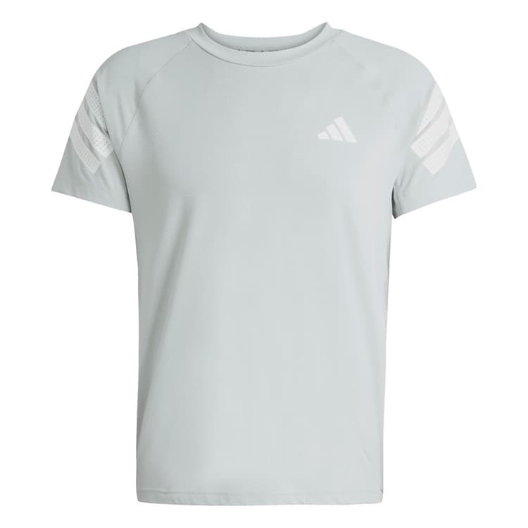 adidas Heren Icon 3-Stripes T-shirt Wonder Silver/Wit