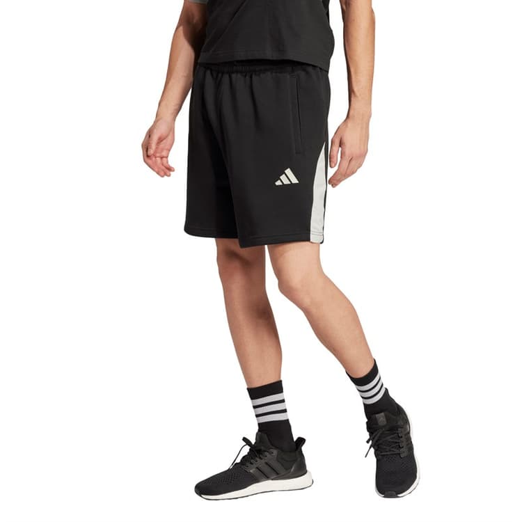 adidas Herenshorts met seizoensgebonden essentiële kleurblokken Zwart