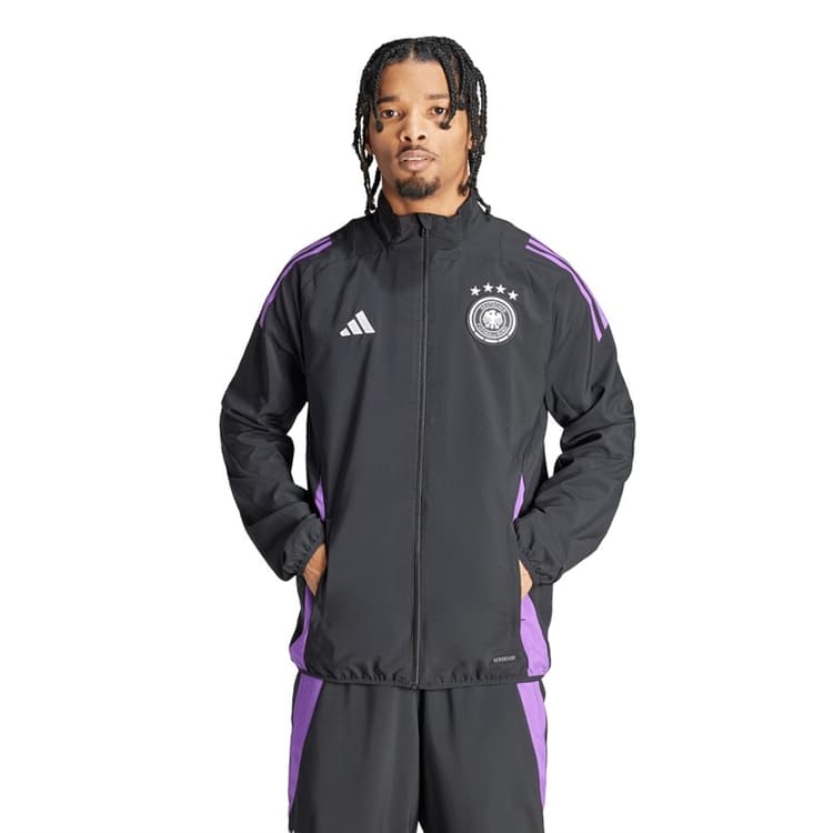 adidas Heren DFB Duitsland 23/24 Pre Match Jas Zwart