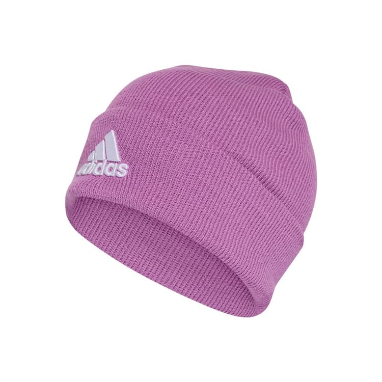 adidas Logo Cuffed Muts Paars/Wit