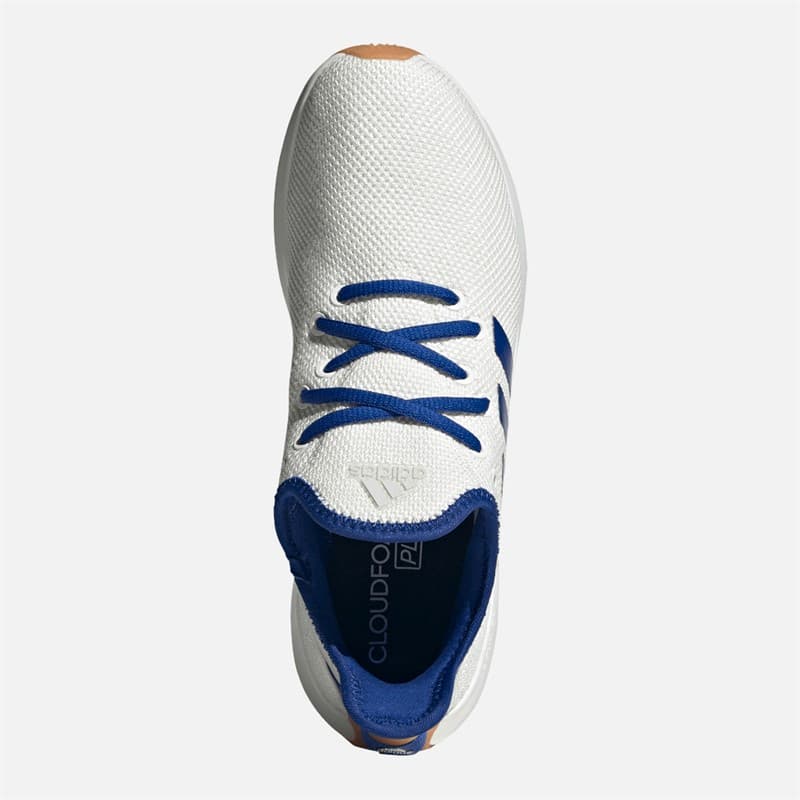 adidas Dames Cloudfoam Pure Trainers Core White/Royal Blue/Grey One - Afbeelding 4
