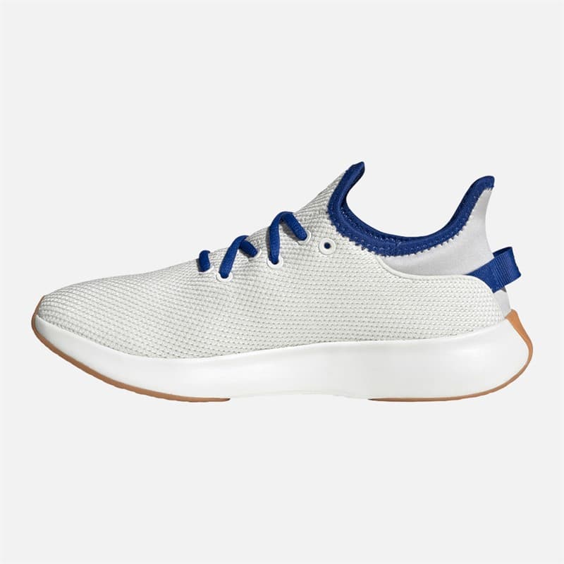 adidas Dames Cloudfoam Pure Trainers Core White/Royal Blue/Grey One - Afbeelding 5