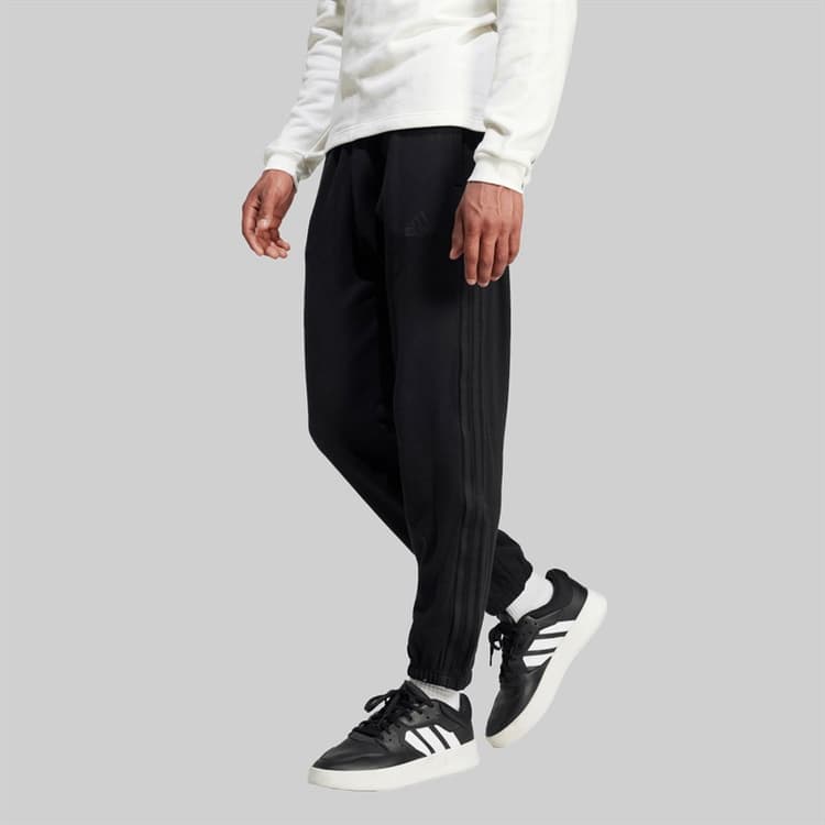 adidas Heren Merk Liefde French Terry Joggingbroek Zwart
