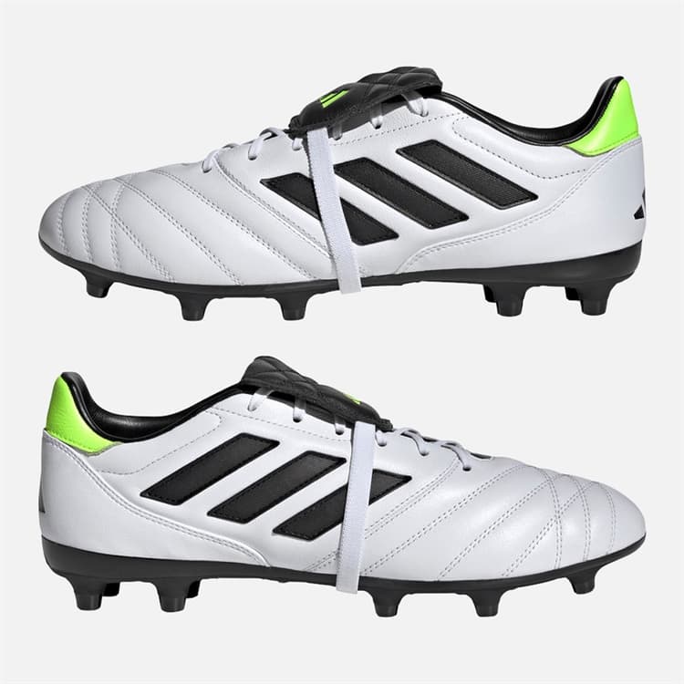 adidas Heren Copa Gloro FG Firm Ground Voetbalschoenen Cloud White/Core Black/Lucid Lemon