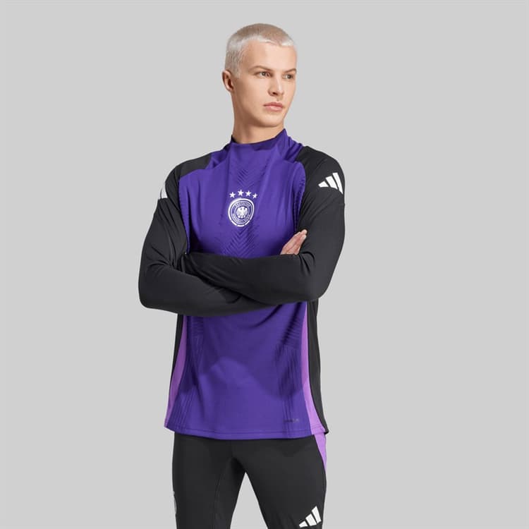 adidas Heren DFB Duitsland Pro Lange Mouw Training Jersey Zwart