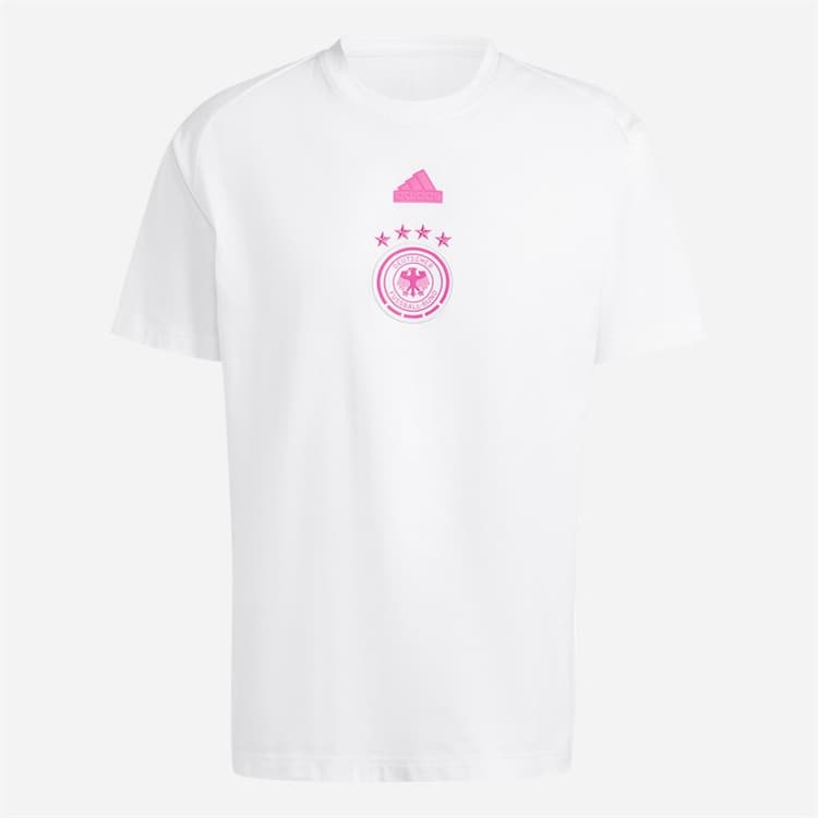 adidas Heren DFB Duitsland 24 Reis T-shirt Wit