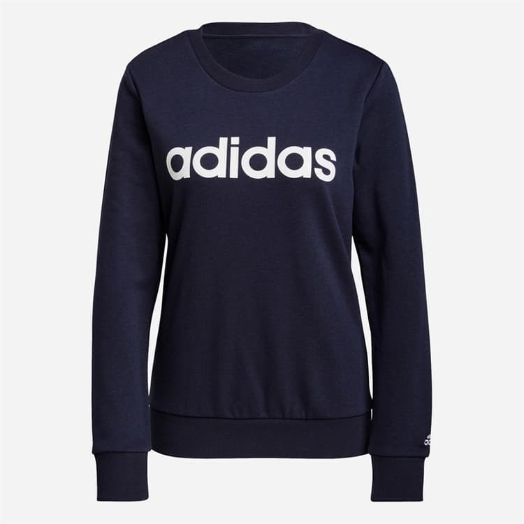 adidas Dames Essentiële Logo Sweater Legend Ink