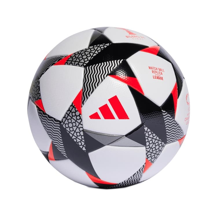 adidas UWCL Champions League 23/24 Knockout Wedstrijd Voetbal (FIFA Kwaliteit Gecertificeerd) Wit/Zwart/Solar Red