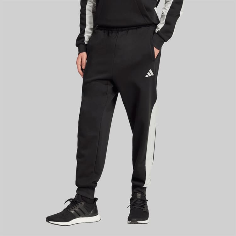 adidas Heren Seizoens Essentials Kleurblok Trainingsbroeken Zwart