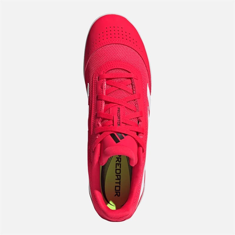 adidas Heren Predator Club IN Indoor Zaal Voetbalschoenen Lucid Red/Cloud White/Core Black - Afbeelding 4