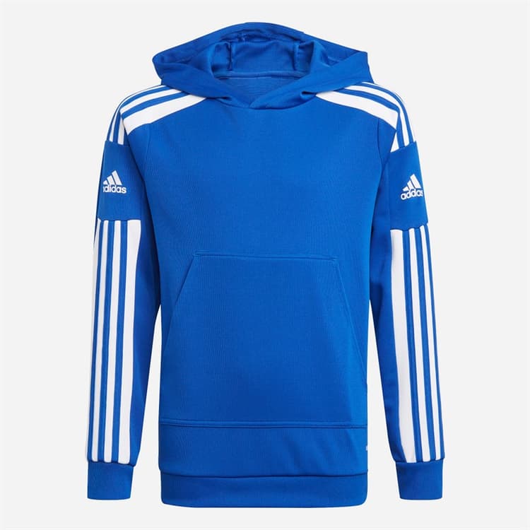 adidas Jongens Squadra 21 Hoodie Royal Blue/Wit