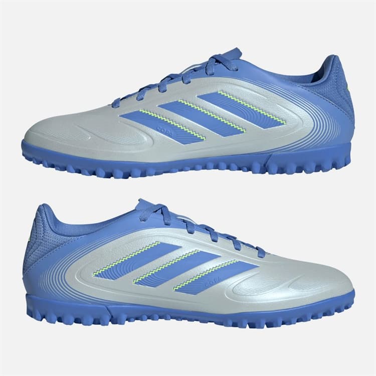 adidas Heren Copa Pure 3 Club TF Astro Voetbalschoenen Halo Blue/Blue Fusion/Lucid Lemon