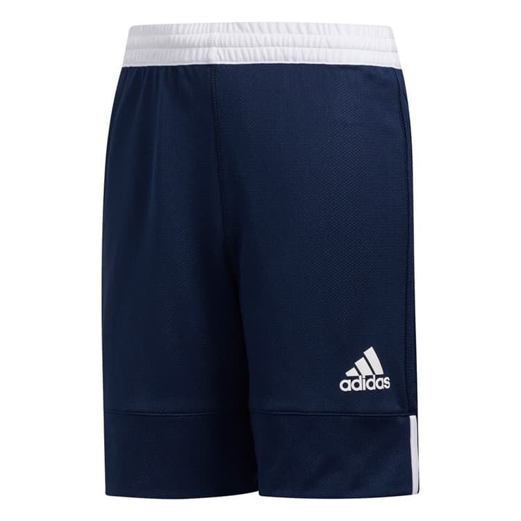 adidas Junior 3G Speed Omkeerbare Basketbalbroek Navy/Wit