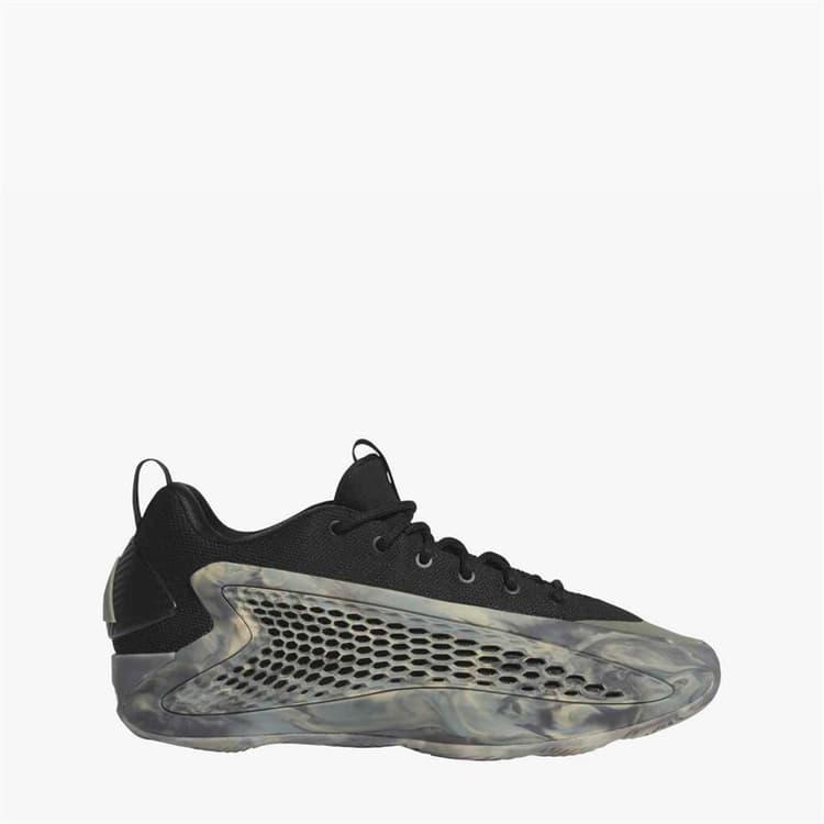 adidas Heren Anthony Edwards 1 Low 'Ascent' Basketbalschoenen Silver Pebble/Core Black/Wonder Beige