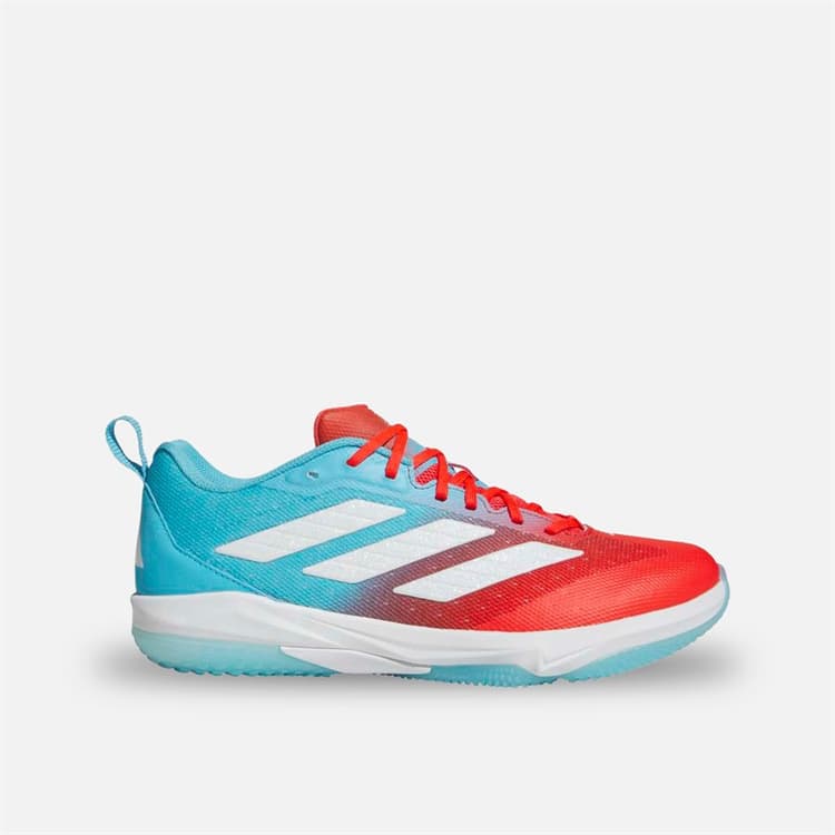 adidas Heren Adizero Impact Turf Baseball Schoenen Bright Cyan/Footwear White/Bright Red