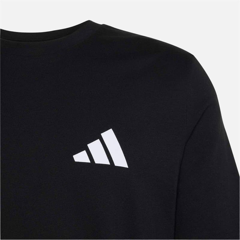 adidas Heren Badge Of Sport Logo T-shirt Zwart - Afbeelding 3
