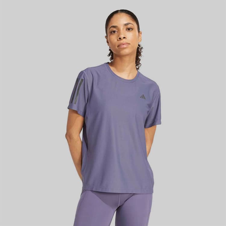 adidas Dames Eigen De Run Hardloop T shirt Preloved Violet