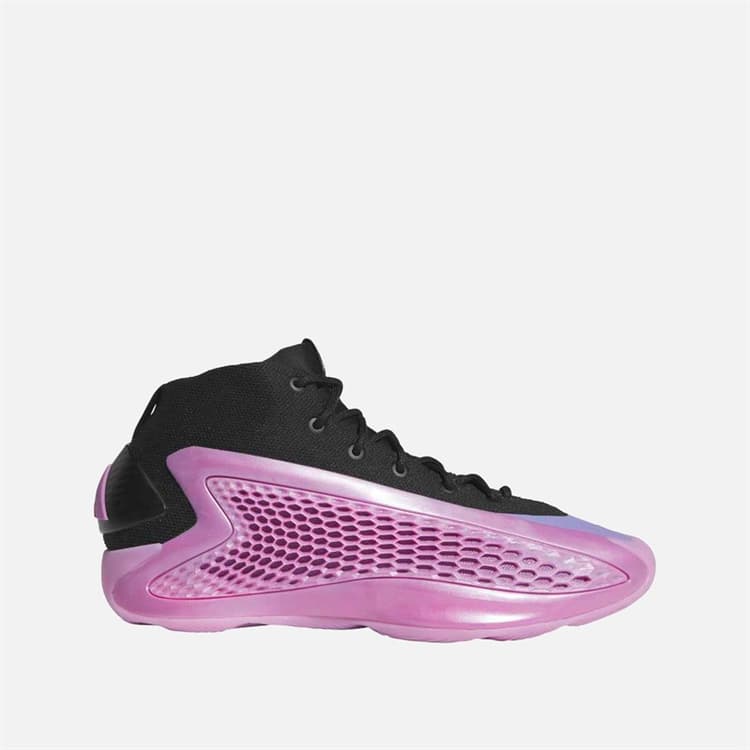 adidas Heren Anthony Edwards A.E. 1 Basketbalschoenen Laag Core Black/Preloved Purple/Preloved Purple