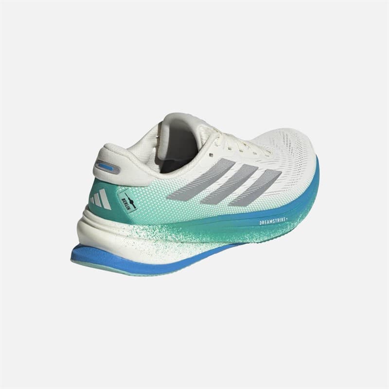 adidas Dames Supernova Rise 2 Neutrale Hardloopschoenen Chalk White/Silver Metallic/Glory Green - Afbeelding 3