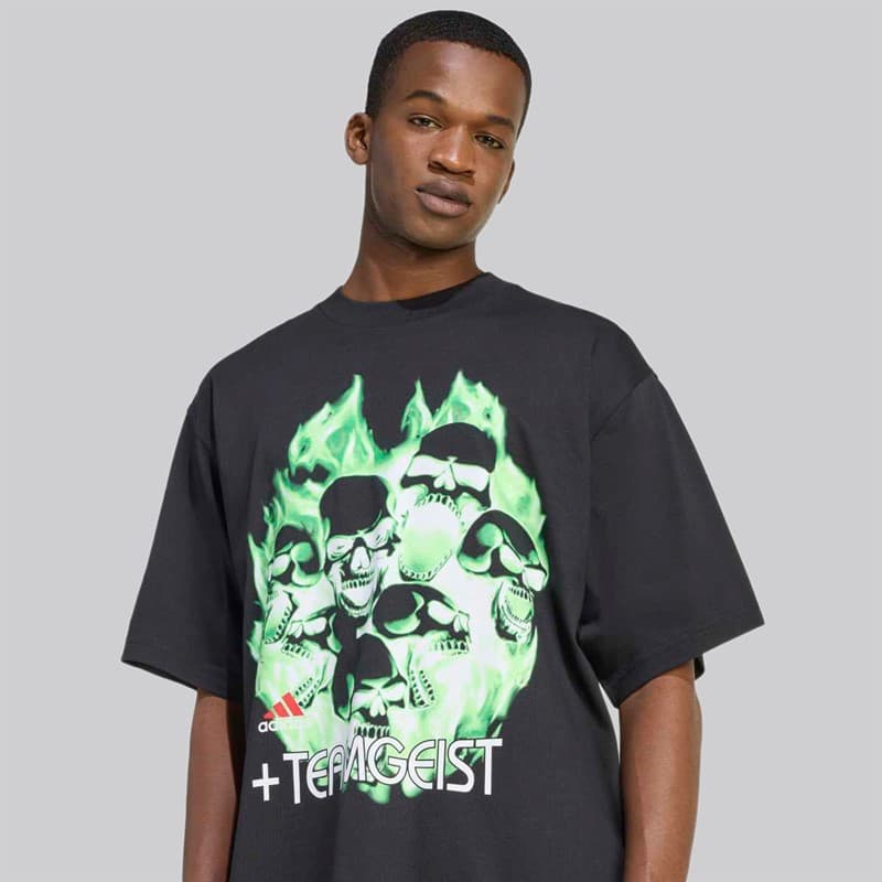 adidas Herenteamgeest Moto Grafisch T-shirt Zwart - Afbeelding 3