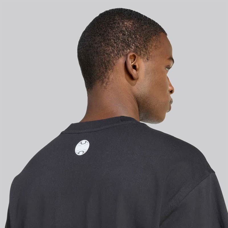 adidas Herenteamgeest Moto Grafisch T-shirt Zwart - Afbeelding 4